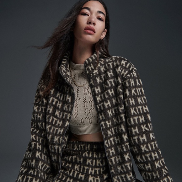 Kith Cropped Monogram Sweater Sz S - Picture 5 of 6